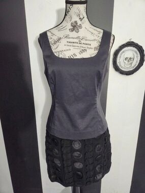 Corset Shaped Square-Neck Tank Top